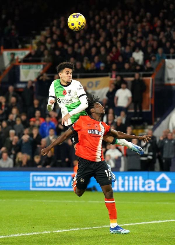 Luton Town v Liverpool – Premier League – Kenilworth Road