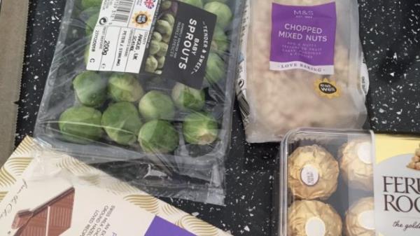 Judy Brown pulls off elaborate ferrero rocher brussels sprouts prank.